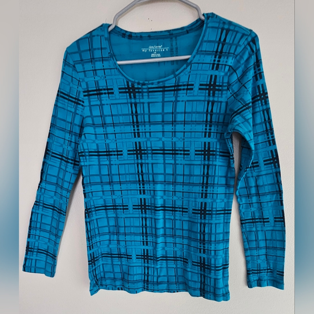 Daisy Fuentes Long Sleeve Tee - L
